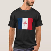 T-shirt Drapeau de la France libre (Devant)