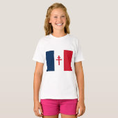 T-shirt Drapeau de la France libre (Devant entier)