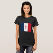 T-shirt Drapeau de la France libre (Devant entier)