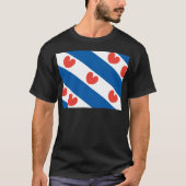T-shirt Drapeau de la Frise (Devant)