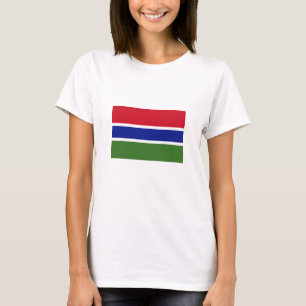 T-shirt Drapeau de la Gambie