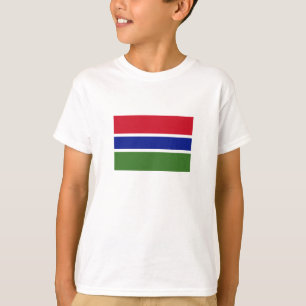 T-shirt Drapeau de la Gambie