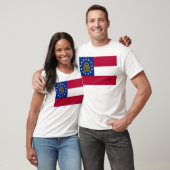 T-shirt Drapeau de la Géorgie (Unisexe)