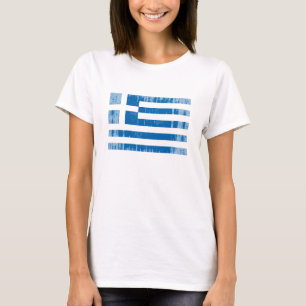 T-shirt Drapeau de la Grèce