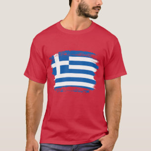 T-shirt Drapeau de la Grèce
