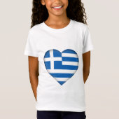 T-Shirt Drapeau de la Grèce (Devant)