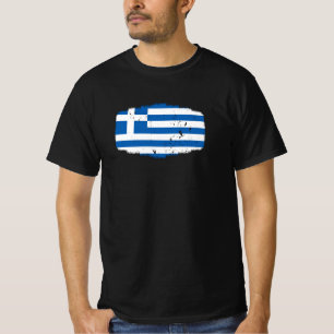 T-shirt Drapeau de la Grèce