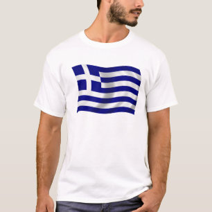 T-shirt Drapeau de la Grèce