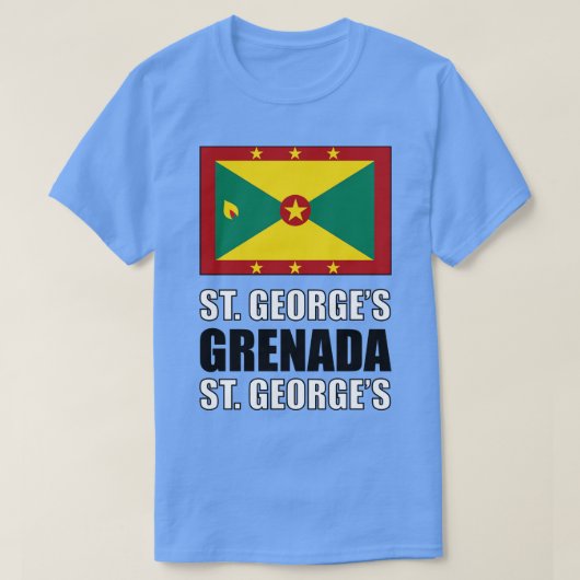 T-shirt Drapeau de la Grenade (Design devant)