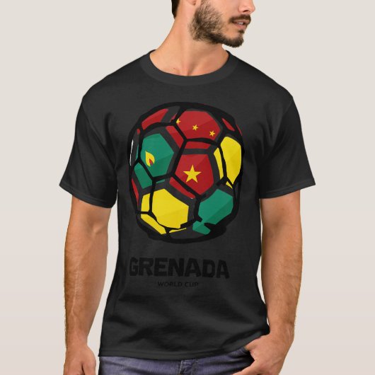 T-shirt Drapeau de la Grenade (Devant)