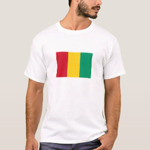 T-shirt Drapeau de la Guinée
