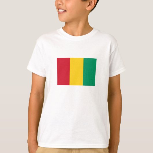 T-shirt Drapeau de la Guinée (Devant)