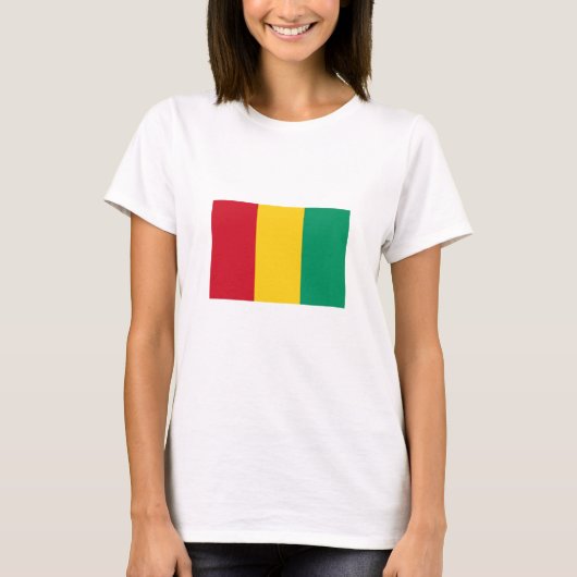 T-shirt Drapeau de la Guinée (Devant)