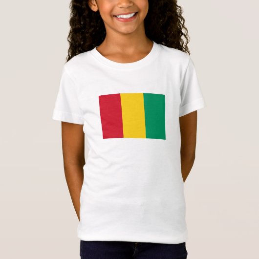 T-Shirt Drapeau de la Guinée (Devant)