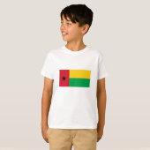 T-shirt Drapeau de la Guinée Bissau (Devant entier)