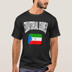 T-shirt Drapeau de la Guinée équatoriale