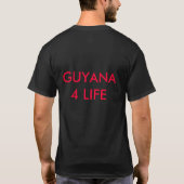 T-shirt drapeau de la Guyane (Dos)