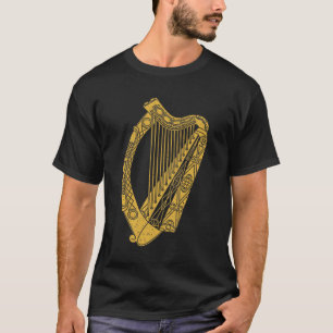 T-shirt Drapeau de la Harpe d'Irlande Drapeau de la Harpe