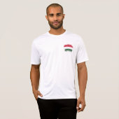 T-shirt Drapeau de la Hongrie (Devant entier)