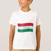 T-shirt Drapeau de la Hongrie (Devant)
