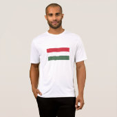 T-shirt Drapeau de la Hongrie (Devant entier)