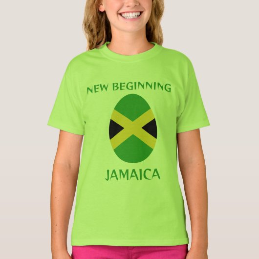 T-shirt Drapeau de la Jamaïque (Devant)