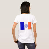 T-shirt Drapeau de la Jogger en polaire féminine de New Yo (Dos entier)