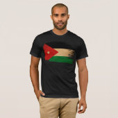 T-shirt Drapeau de la Jordanie (Devant entier)