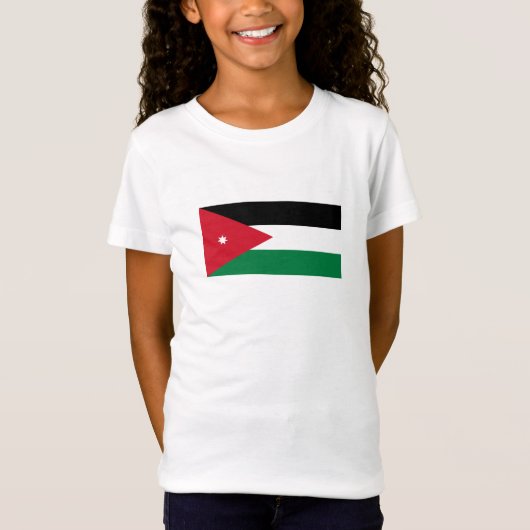 T-Shirt Drapeau de la Jordanie (Devant)