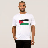 T-shirt Drapeau de la Jordanie (Devant entier)