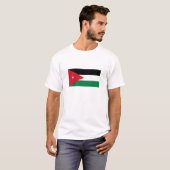 T-shirt Drapeau de la Jordanie (Devant entier)