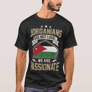 T-shirt Drapeau de la Jordanie Jordaniens passionnés Fille