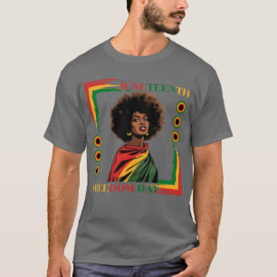 T-shirt Drapeau de la junte afro drapée dans le drapeau de
