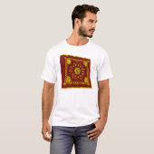 T-shirt Drapeau de la légion de Pulaski (Devant entier)