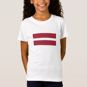 T-Shirt Drapeau de la Lettonie
