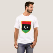 T-shirt Drapeau de la Libye (Devant entier)