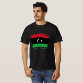 T-shirt Drapeau de la Libye (Devant entier)