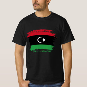 T-shirt Drapeau de la Libye