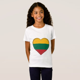 T-Shirt Drapeau de la Lithuanie