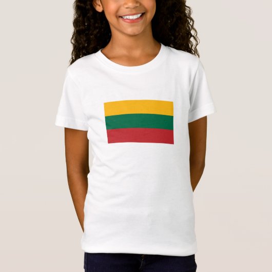 T-Shirt Drapeau de la Lituanie (Devant)