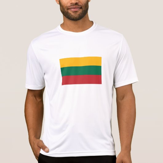 T-shirt Drapeau de la Lituanie (Devant)