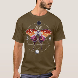 T-shirt Drapeau de la Luna Moth Celestial LGBT Pride