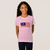 T-Shirt Drapeau de la Malaisie (Devant entier)