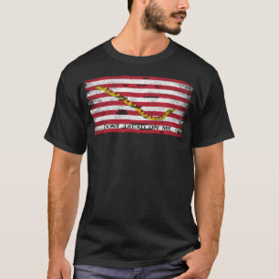 T-shirt Drapeau de la marine Jack des États-Unis Vintage