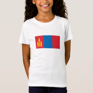 T-Shirt Drapeau de la Mongolie