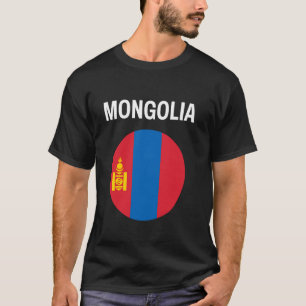 T-shirt Drapeau de la Mongolie Moderne