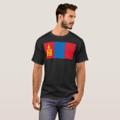 T-shirt Drapeau de la Mongolie Ulaanbaatar Mongol (Devant entier)