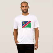T-shirt Drapeau de la Namibie (Devant entier)