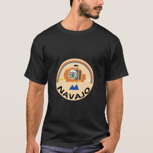 T-shirt drapeau de la nation Navajo - grand sceau du navaj