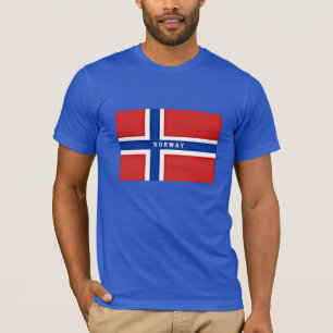 T-shirt Drapeau de la Norvège